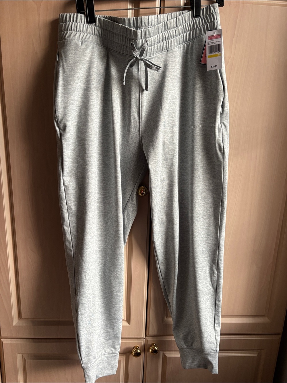 HOST PICK! Vineyard Vines Light Gray Men's Jogger Sweatpants NWT - Picture 3 of 10